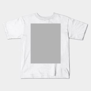 preppy Chic Simple Solid Color neutral gray  grey Kids T-Shirt